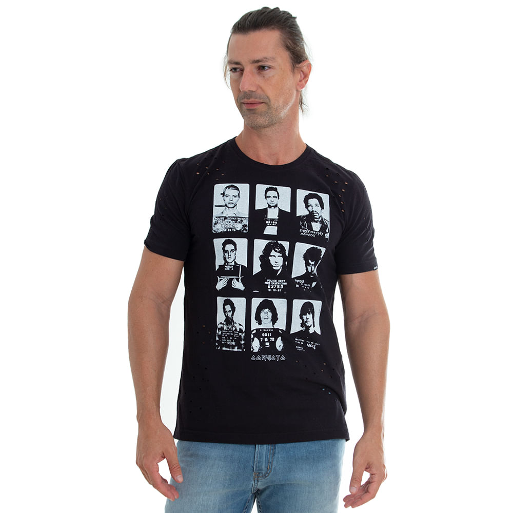 Camiseta-preta-destroyed-estampa-prisioneiros-do-rock
