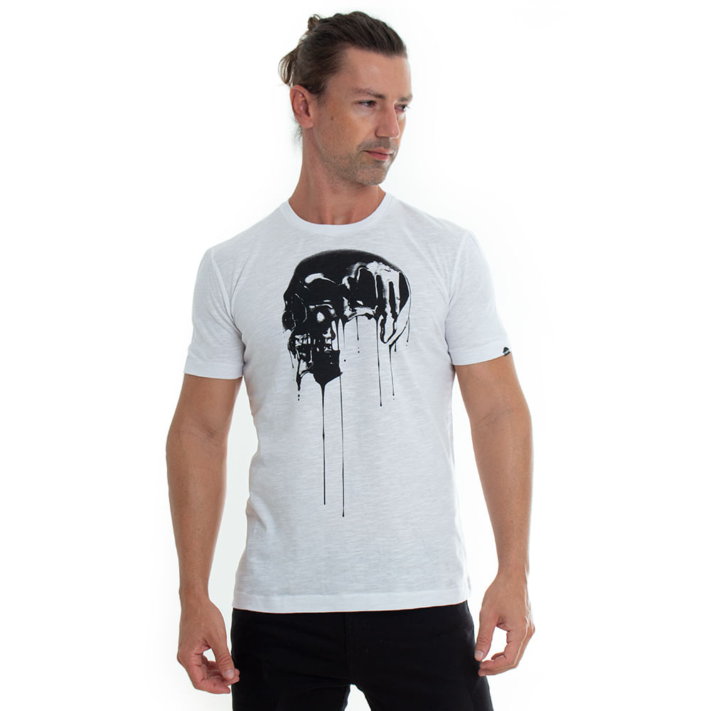 Camiseta Masculina Silk Skull Convicto