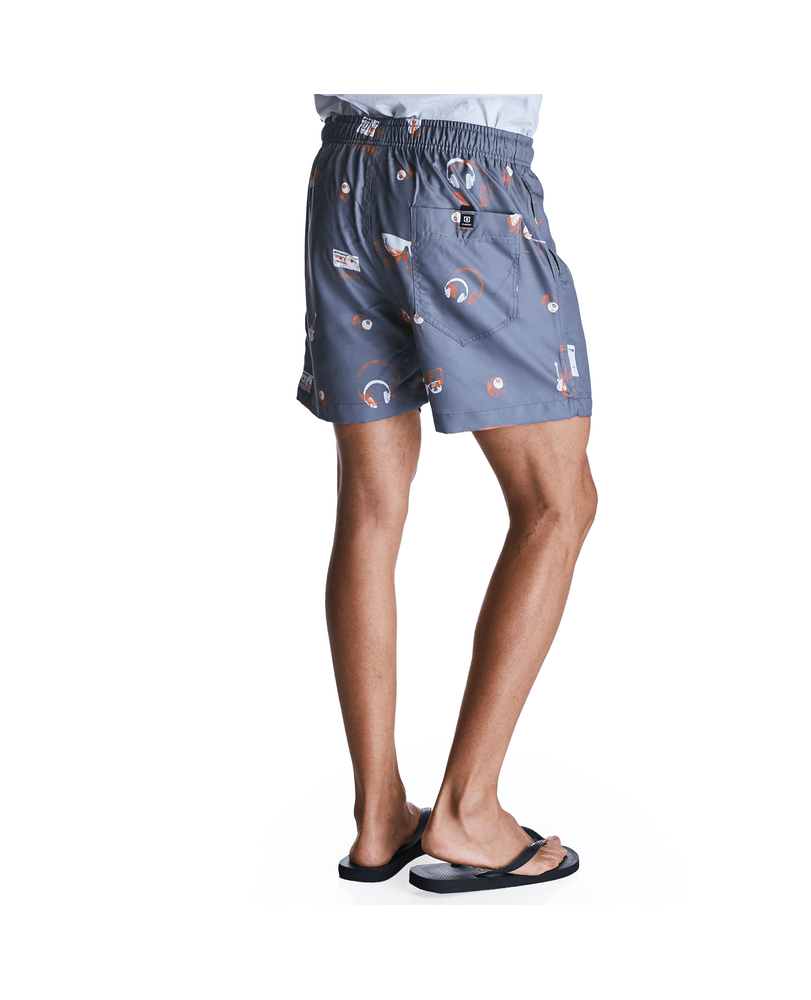 Shorts Tactel Masculino Convicto Elementos Musica - Convicto